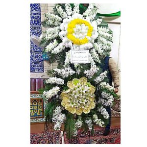تاج گل مهربانی دو طبقه کد 004